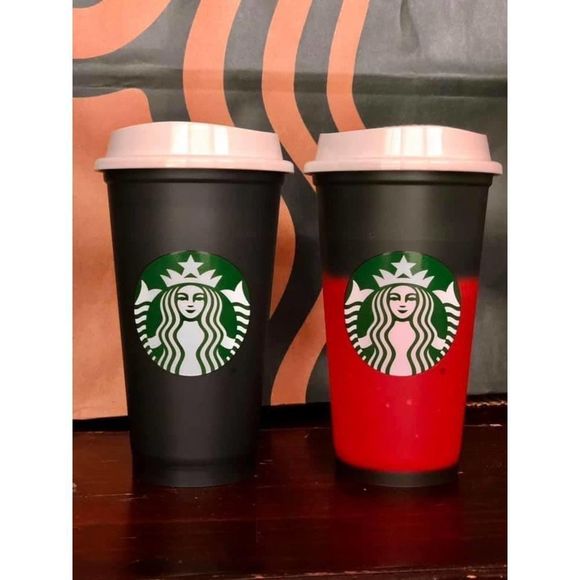 Starbucks Dining 2 Starbucks Color Changing Hot Cup Poshmark